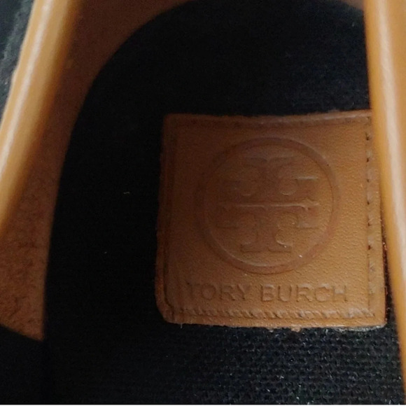 Tory Burch Majorca Espadrilles Peep Toe Wedge- Size 8.5 - Picture 11 of 11